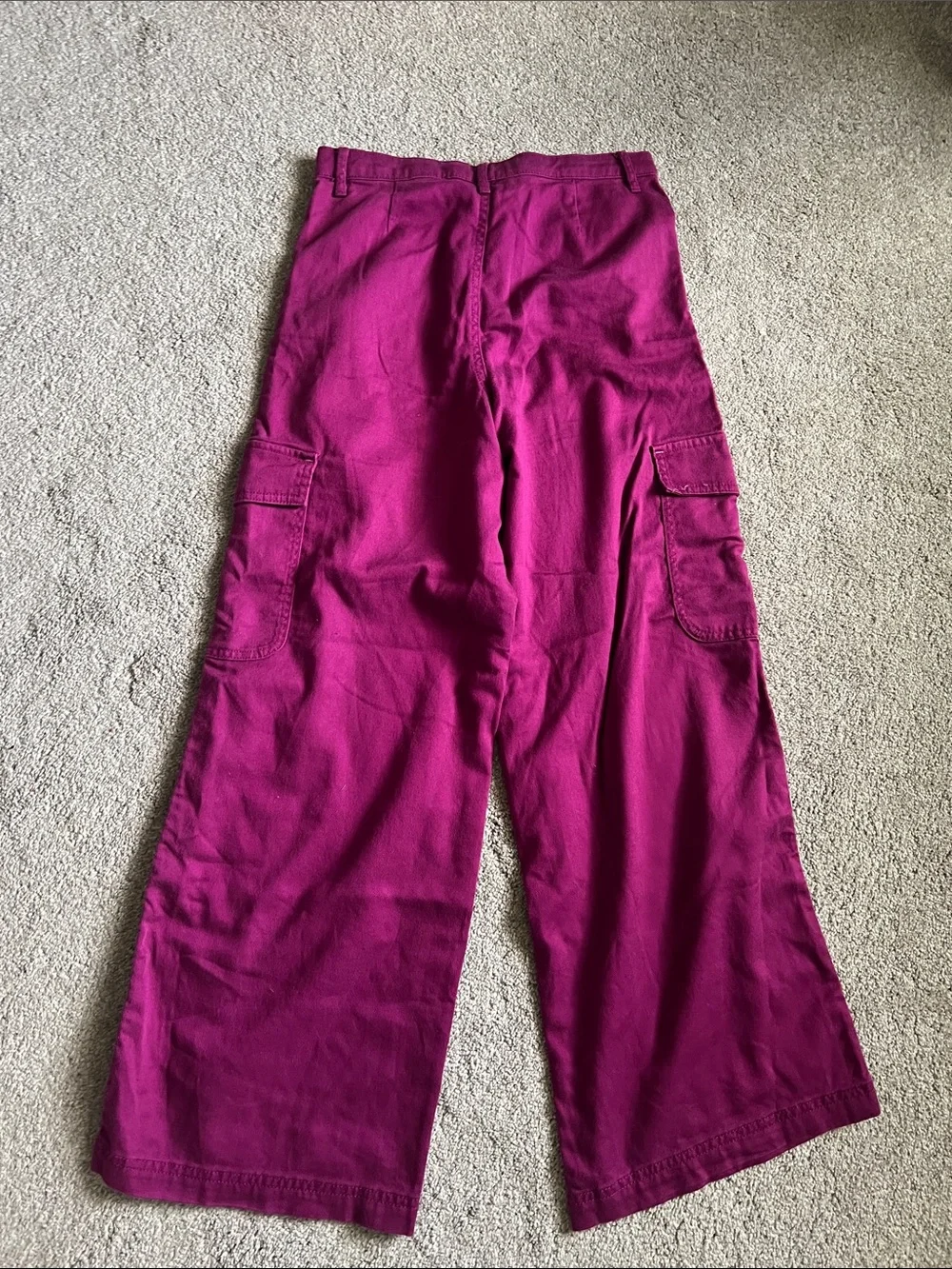 Epic Threads Magenta Wide Leg Cargo Pants Tagged 16 Fits 0 2 Petite